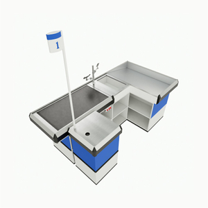 Checkout Counter with Storage Space