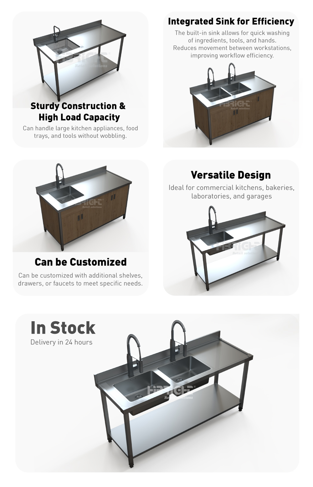 Stainless steel Table 4