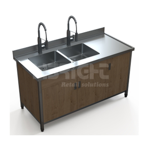 Stainless Steel Table with Sink
