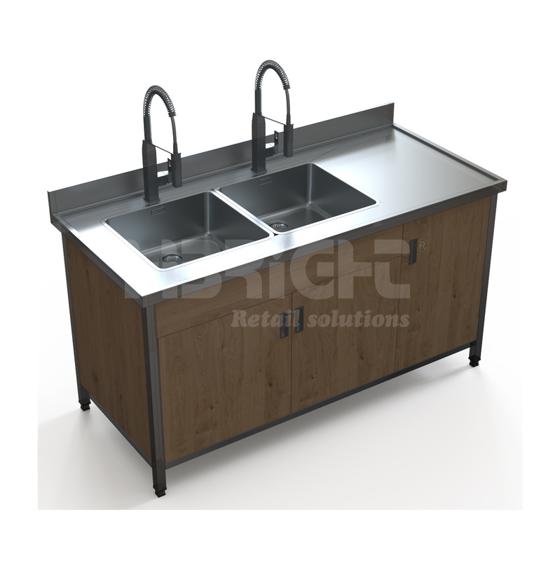 Stainless Steel Table with Sink