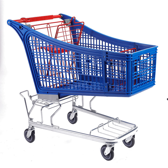 Standard Plastic Shopping Cart 160L
