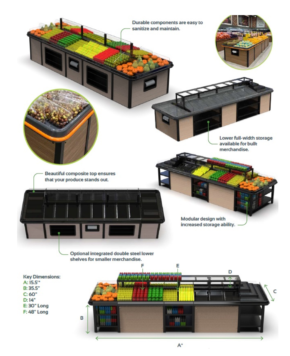 Vegetable Display Rack3