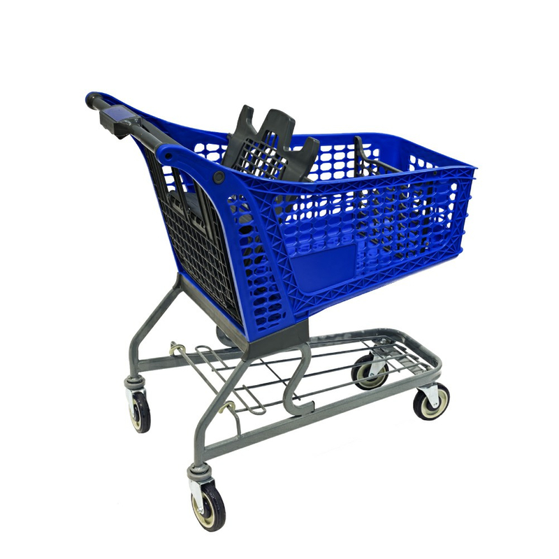 130L Plastic Shopping Trolley