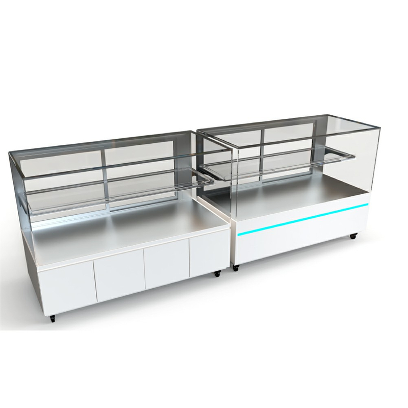 Glass Display Cabinet for Cake And Bread