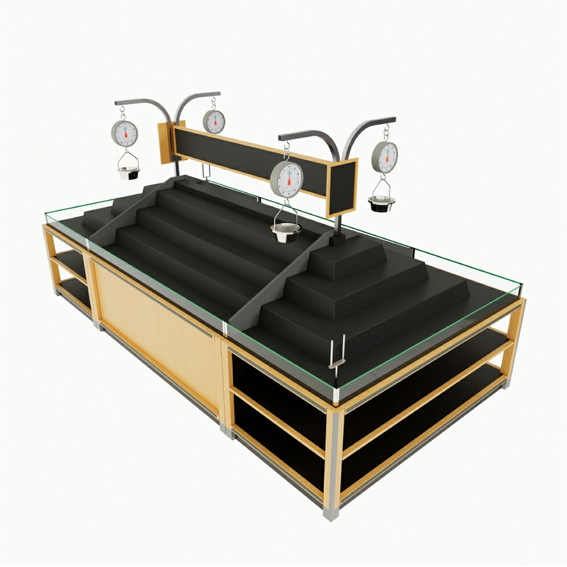 Produce Display Rack with Scale