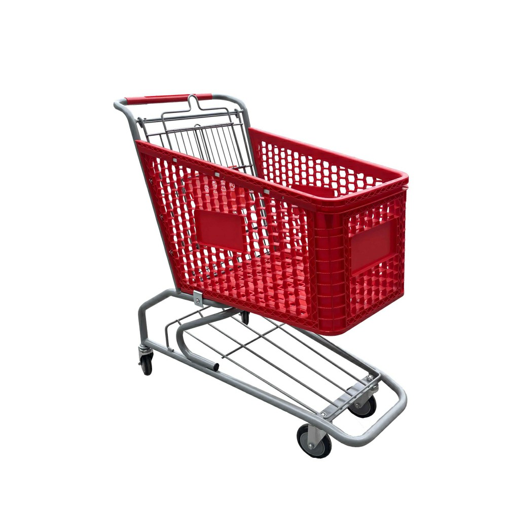 2026 New Design Plastic Shopping Trolley