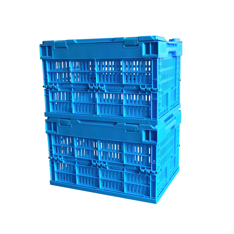 Blue PP Large Collapsible Storage Crate