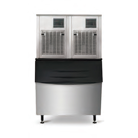 560 KG/24H Chewblet Modular Type Air Cooled Commercial Ice Maker Machine with Storage Bin