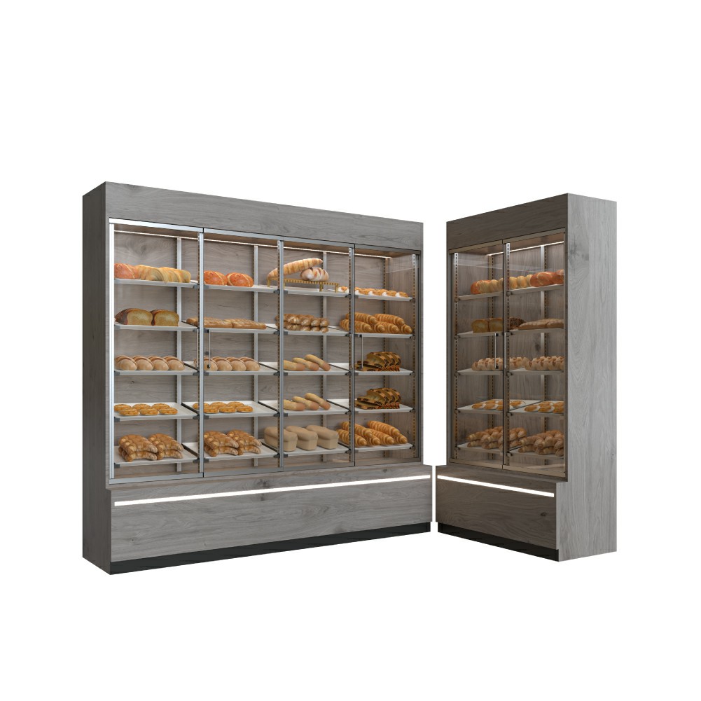 Wooden Display Cabinet for Bakery