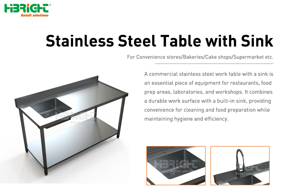 Stainless steel Table 1