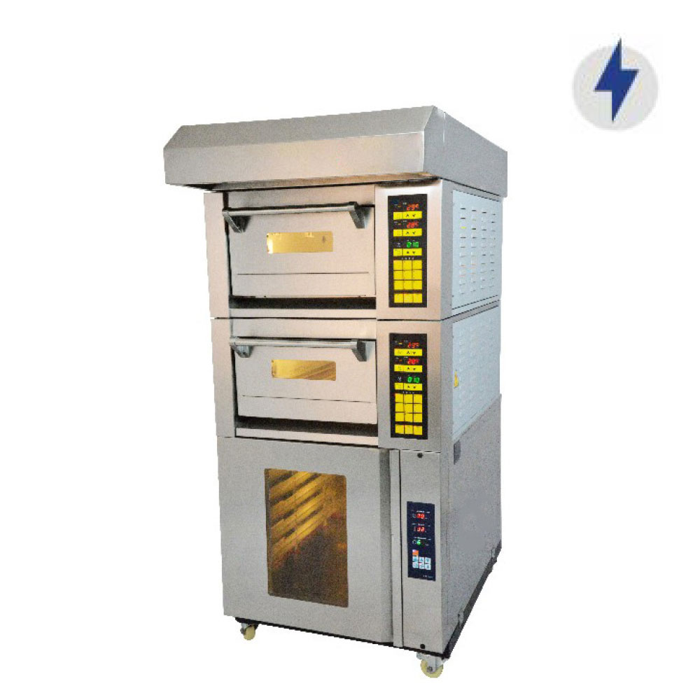 Commercial Electric Bakery Combination Deck Oven