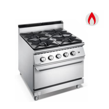 900 Series 4-Burner Gas Cooking Range With Oven
