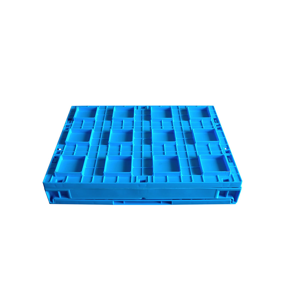 Blue PP Large Collapsible Storage Crate