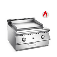 Commercial 304 Stainless Steel Gas Counter Top Griddle