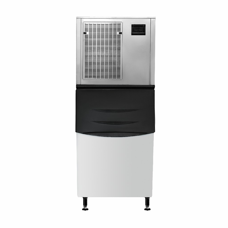 300-800 KG/24H Flake Modular Type Air Cooled Commercial Ice Maker Machine with Storage Bin