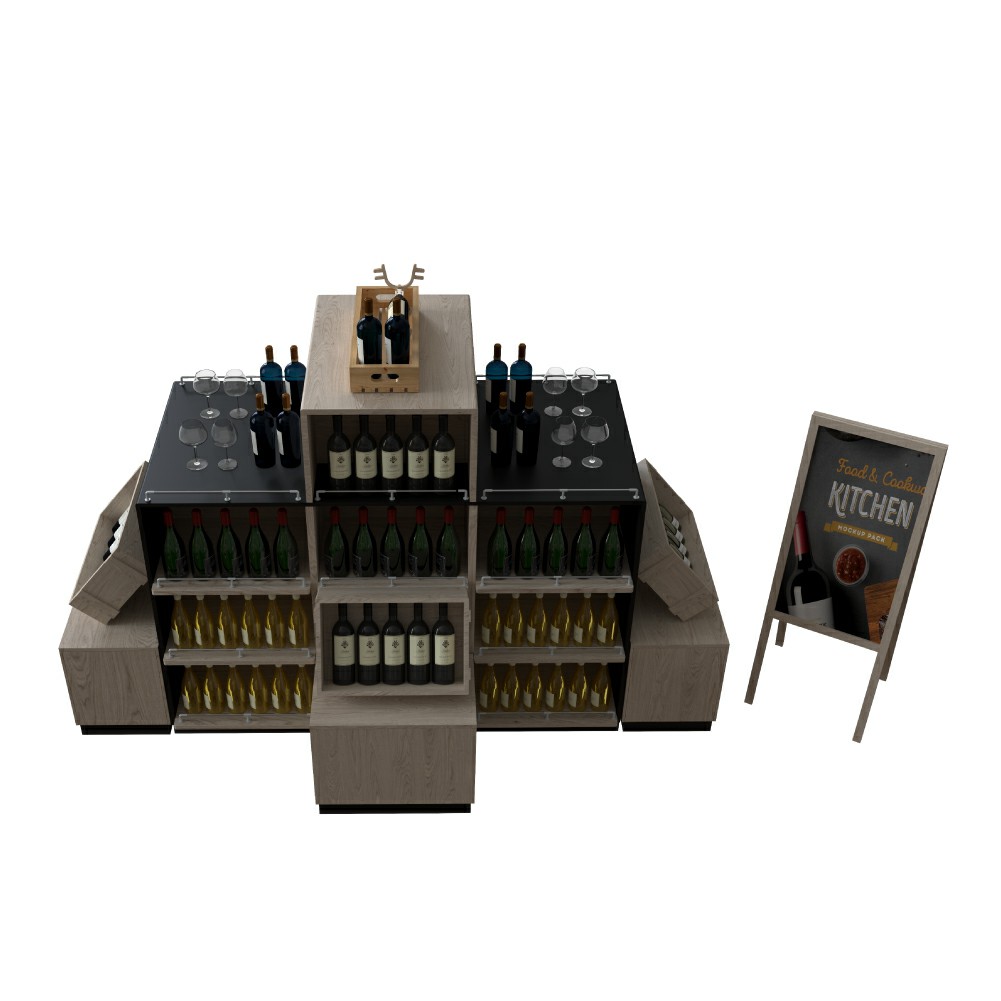 Wine Display Rack for Shop