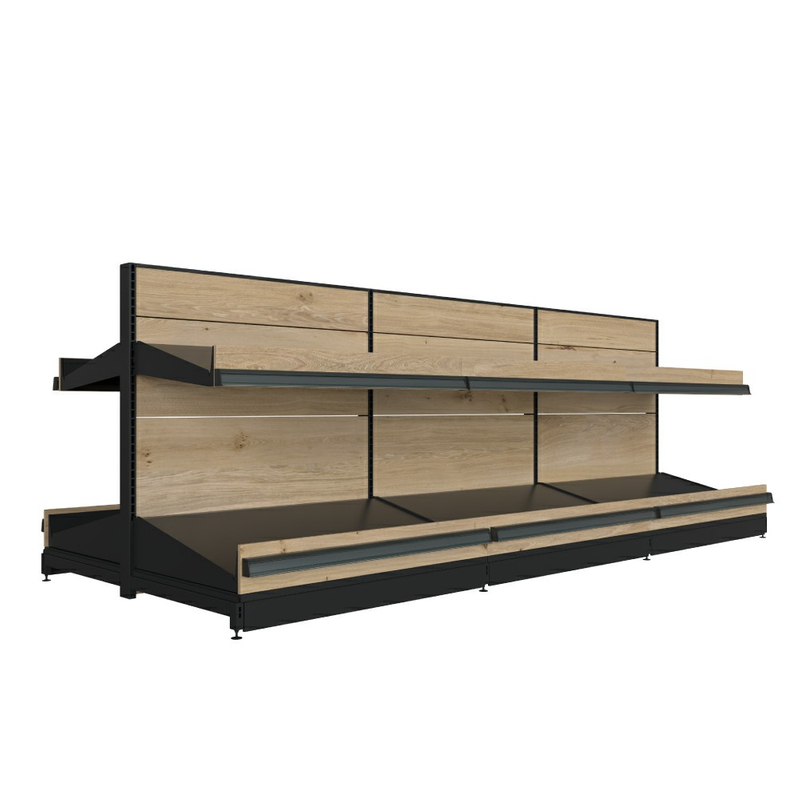 Display Shelf with Plastic Crates for Fruit And Vegetable