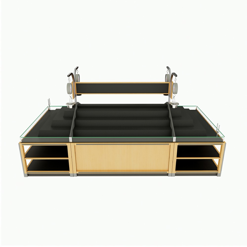 Produce Display Rack with Scale