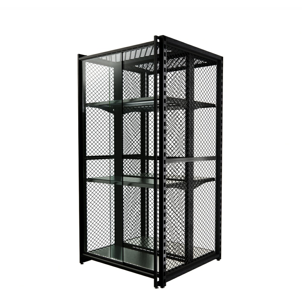 Heavy Duty Display Rack with Glass Door