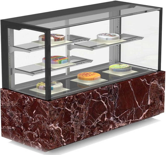 2~8 ℃ Customized Cake Cabinet Display Cooler