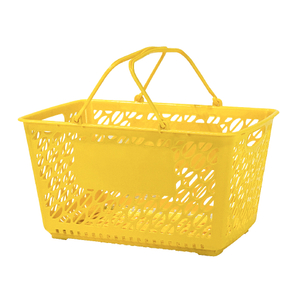 24L Plastic Shopping Basket For Supermarket