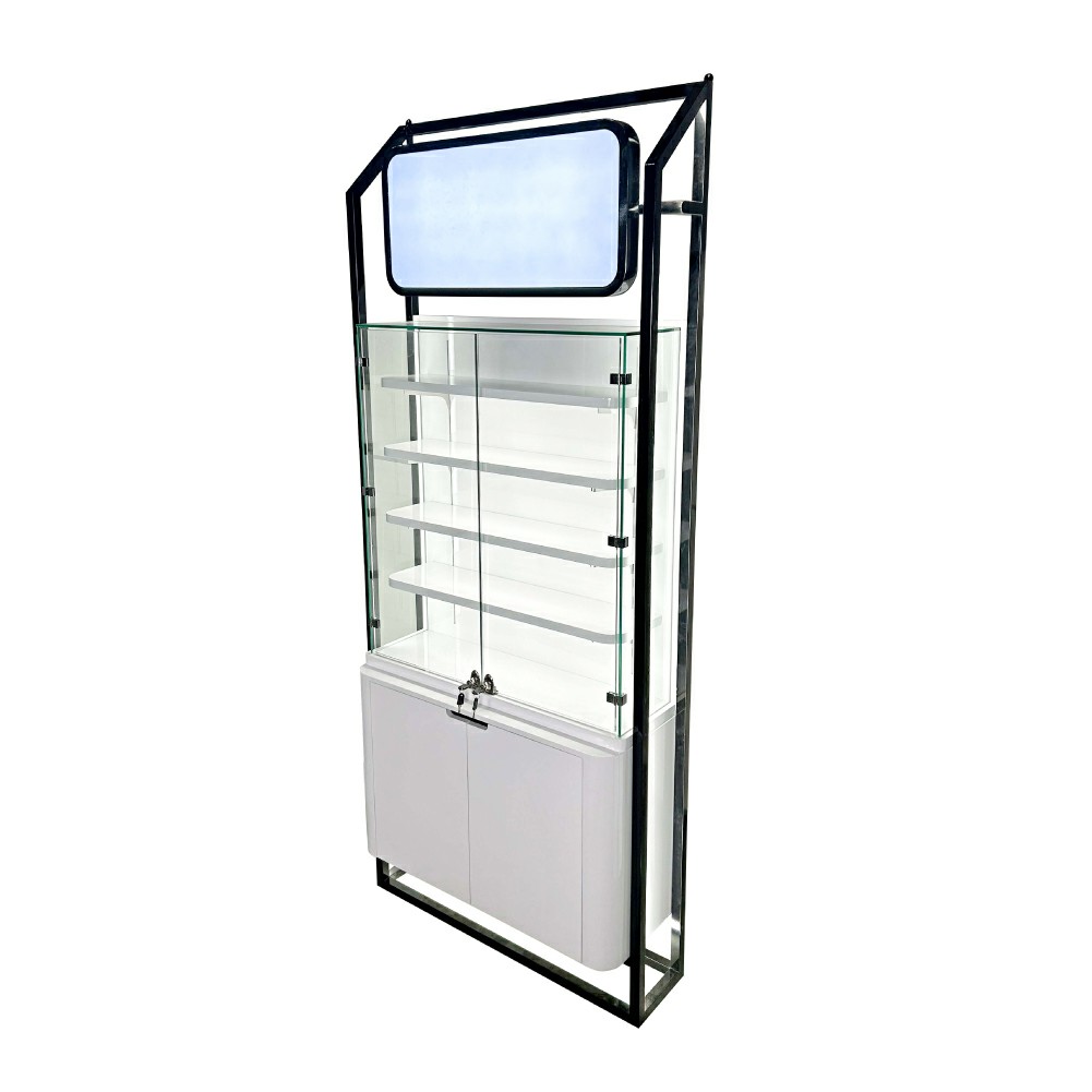 Cosmetic Wall Shelving Unit for Beauty Supply Store