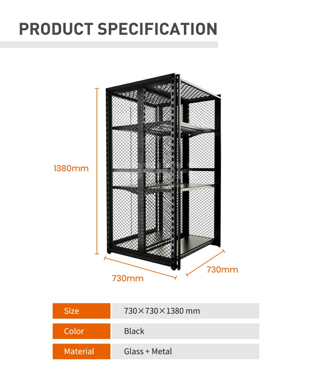 Shelf with Glass Door2