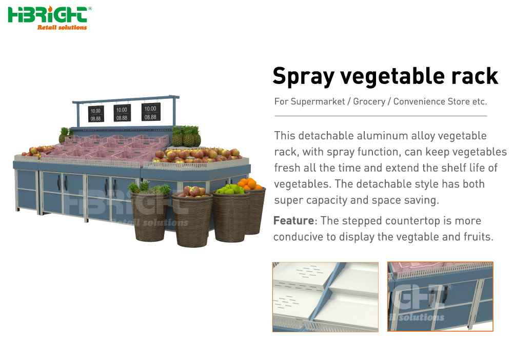 Spray vegetable rack1