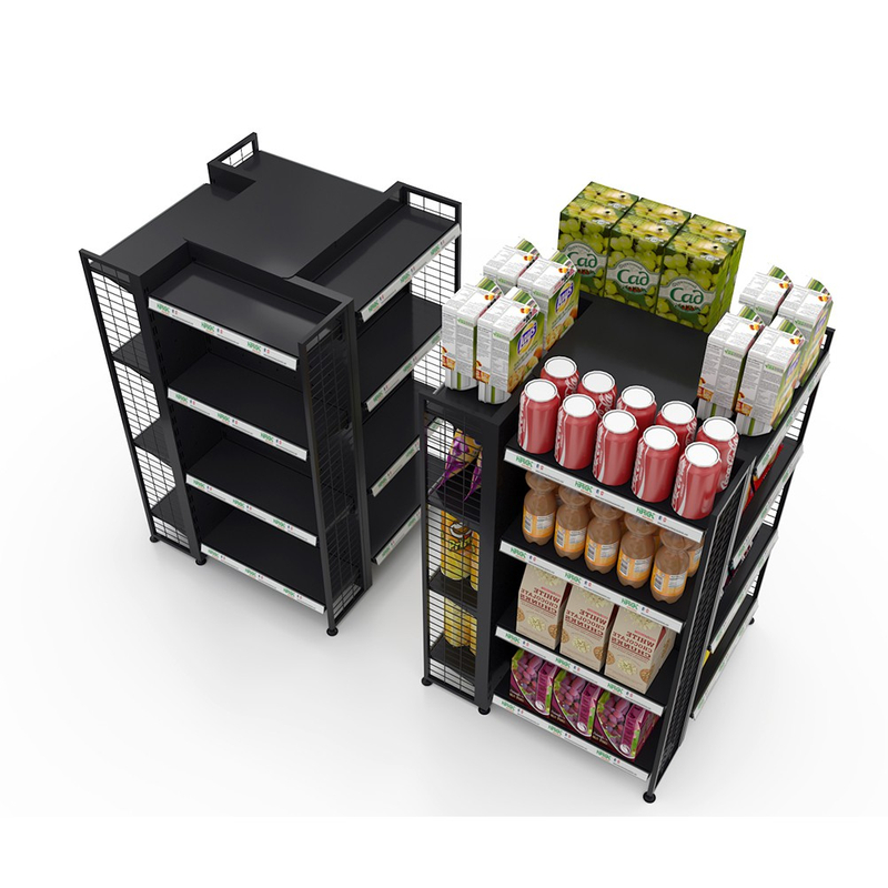 4 Side Supermarket Display Rack