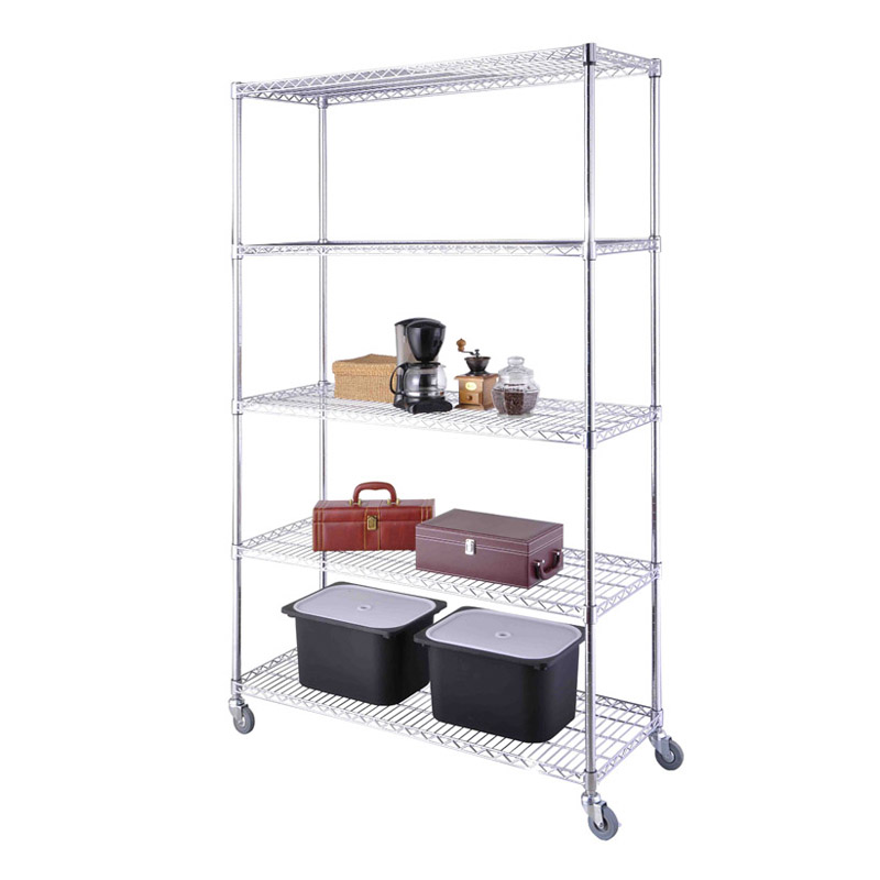 Wire Shelving with Wheels