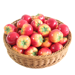 Round Rattan Basket for Fruit And Vegetable Display