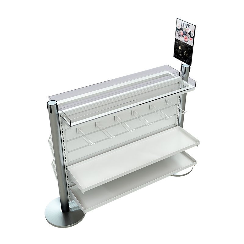 In-queue Merchandising System Display Rack