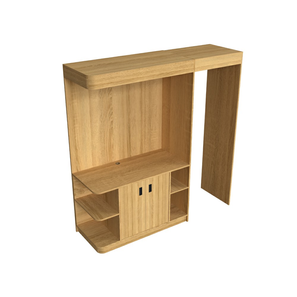 Wooden Self Service Coffee Counter for Convenience Store