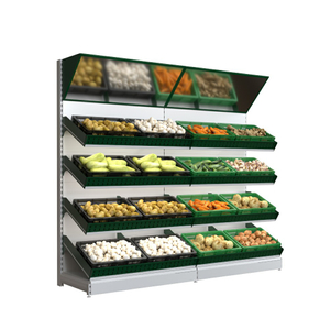 Metal Display Shelf for Fruit And Vegetable Display in Supermarket