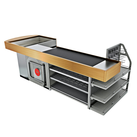 Golden Color Checkout Counter