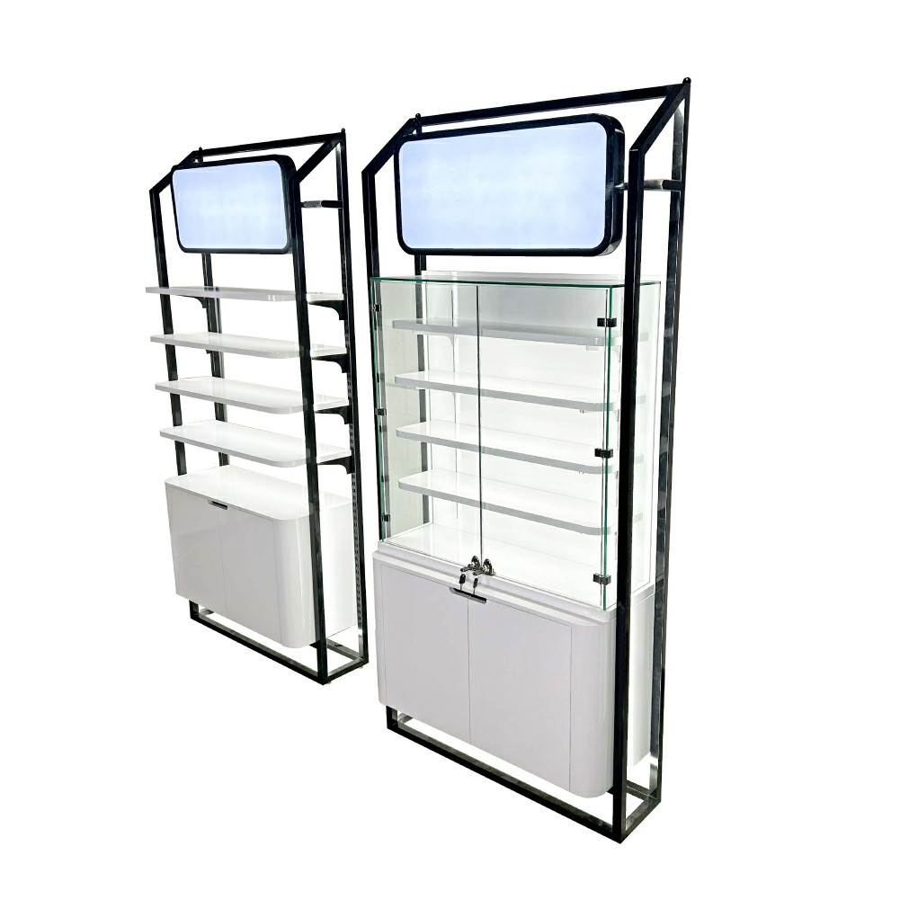 Cosmetic Wall Shelving Unit for Beauty Supply Store