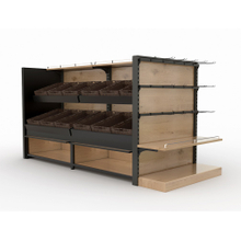 Luxury Wooden Supermarket Shelf