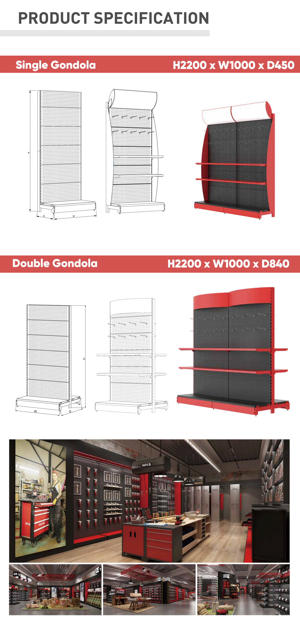 Tool display rack2