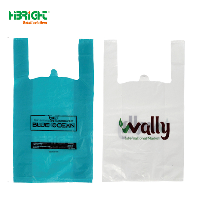 Supermarket Grocery Store Plastic Shopping Bags