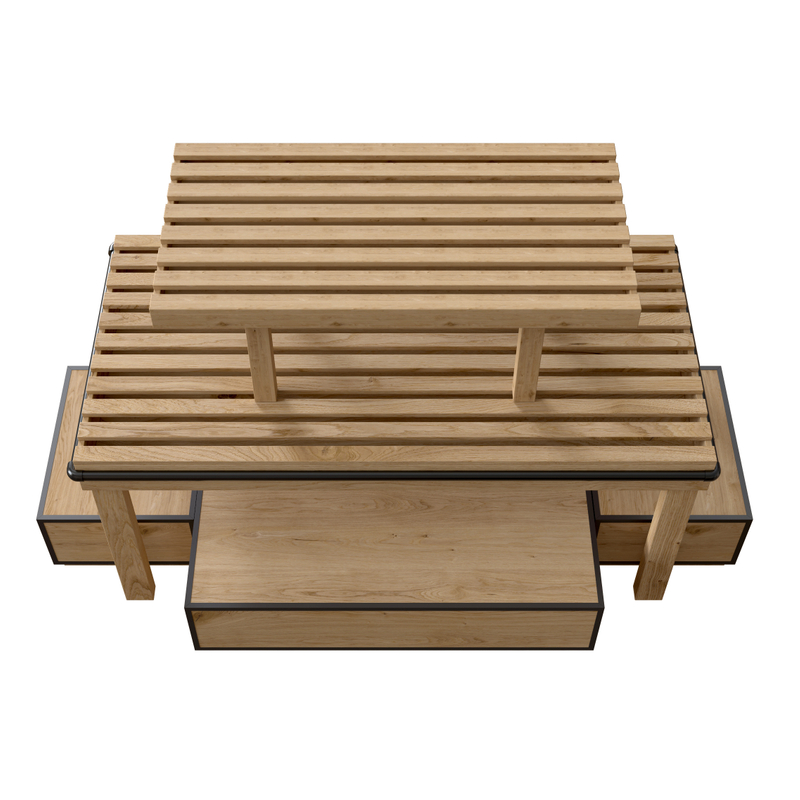 Wooden Display Shelf for Bakery