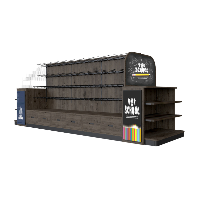 Wooden Display Rack for Stationery