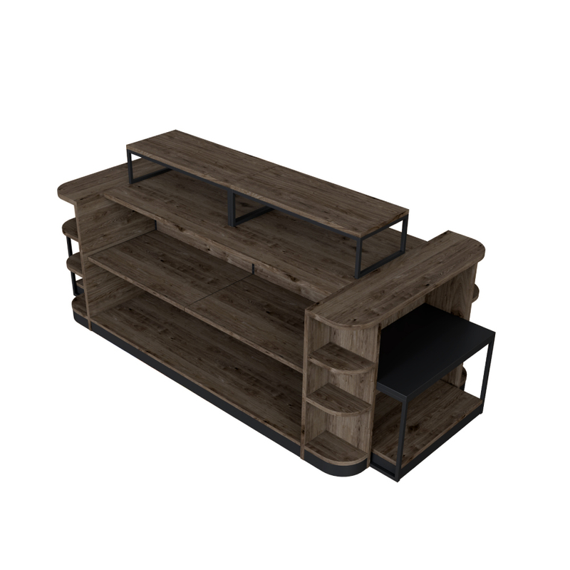 Wooden Supermarket Electrical Shop Rack