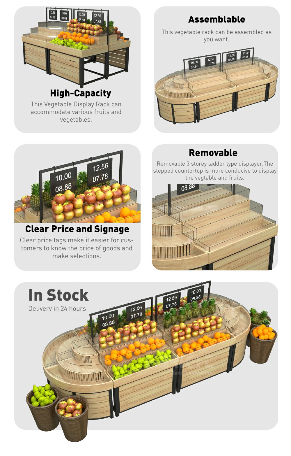 Vegetable display rack4