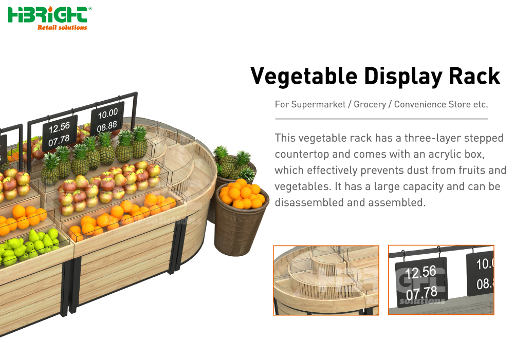 Vegetable display rack1
