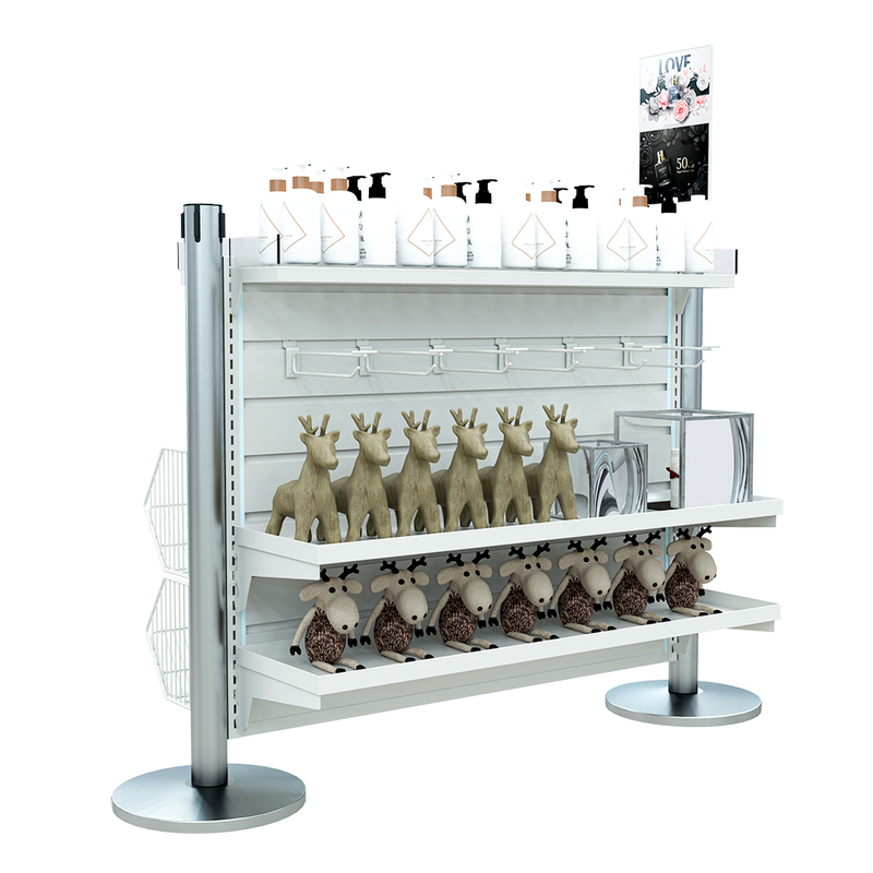 In-queue Merchandising System Display Rack