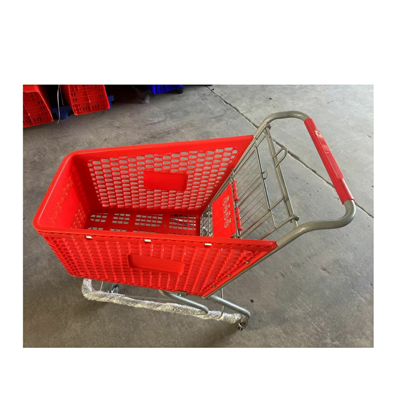 2026 New Design Plastic Shopping Trolley