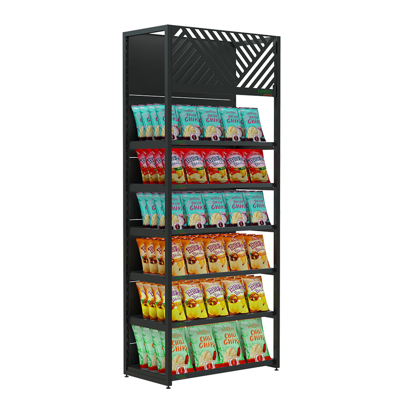 Double Column Heavy Duty Display Shelf