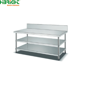 Fencing Three-deck Worktable with Backrest
