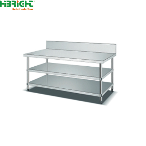 Fencing Three-deck Worktable with Backrest