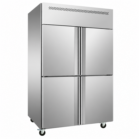 Air Cooling Upright Refrigerator without Center Beam